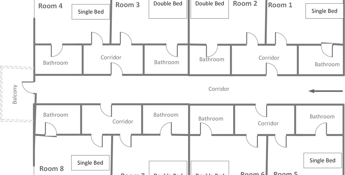 Стая с двойно легло №6